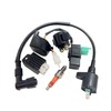 Ignition Coil Kit with Solenoid Relay Voltage Regulator Spark Plug
