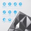 Art3d 3D Diamond Design Paneling for Interior Decor, Living Room,