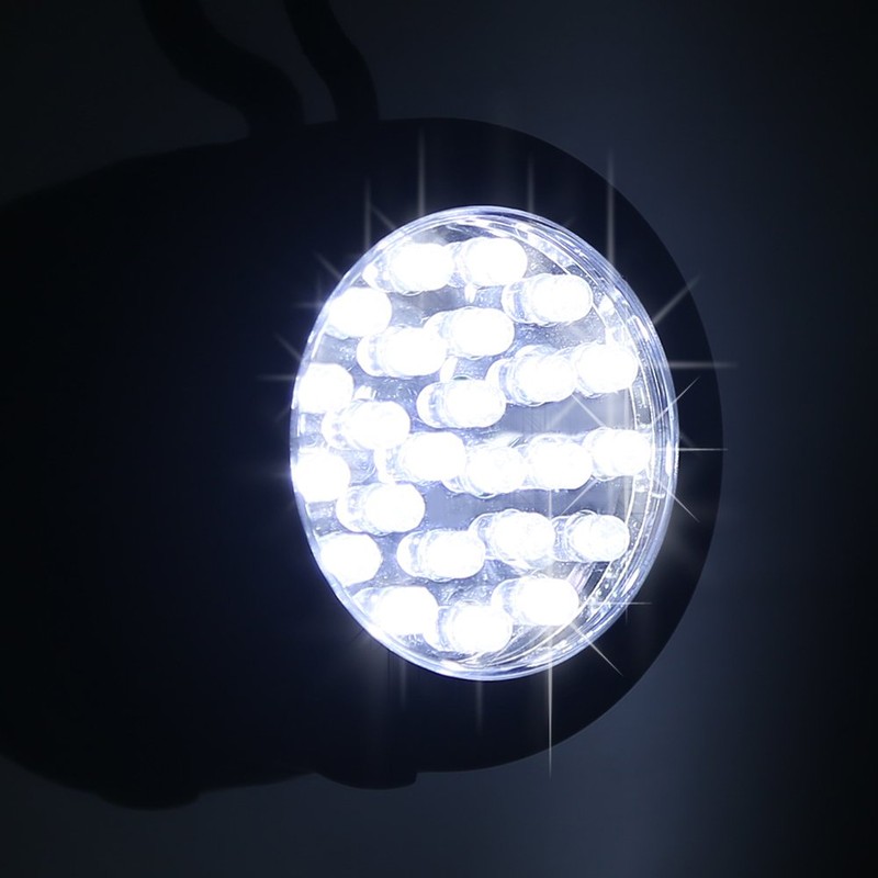 CALIFORNIA CADE ELECTRONIC 24 LED Round Magnetic Work Light Torch