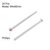 sourcing map M4x80mm Machine Screws Pan Phillips Cross Head Screw