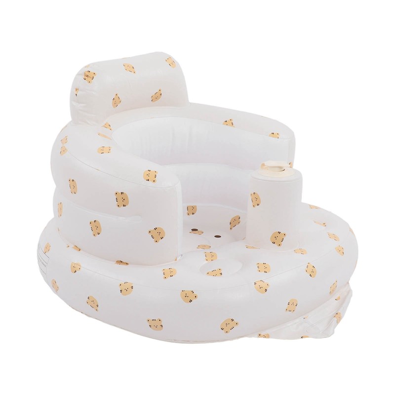 Baby Inflatable Bathing Seat Soft PVC Cartoon Animal Pattern Baby