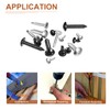 sourcing map 100Pcs #8x3/4" Phillips Head Self Tapping Screws, 410