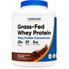 Nutricost Grass-Fed Whey Protein Concentrate (Chocolate) 5LBS - Undenatured, Non-GMO,