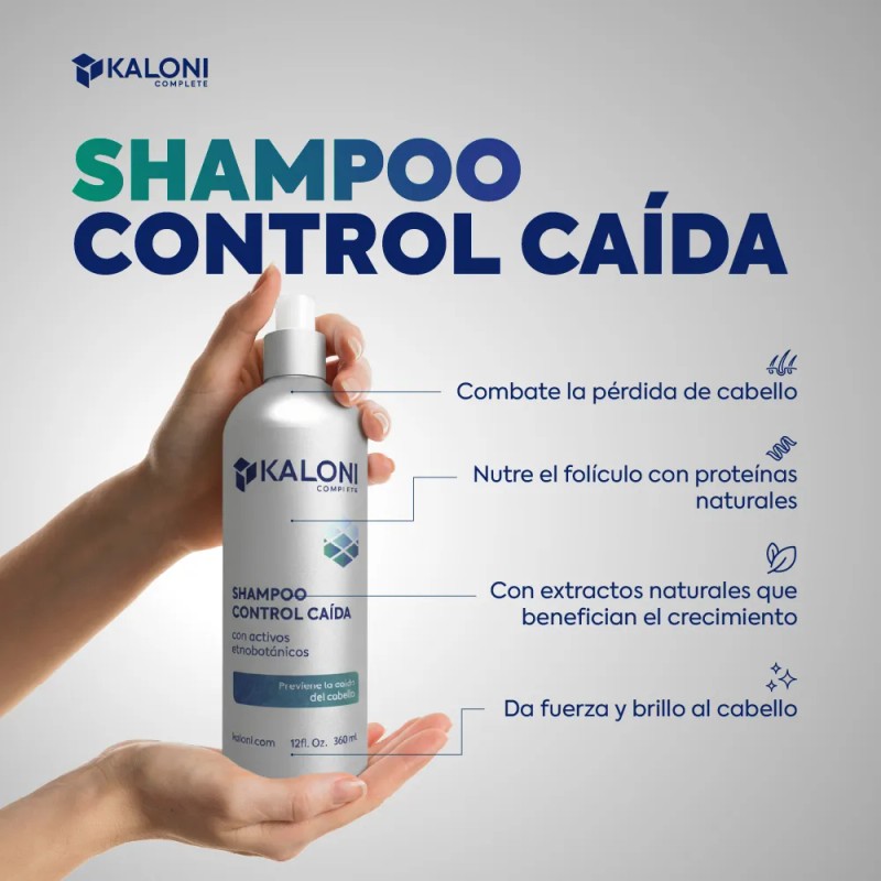 Kaloni Complete Shampoo Anticaída 360 Ml