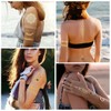 80+ Patterns Gold Festival Tattoos, Metallic Tattoo, Waterproof, Temporary Tattoos