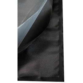WISPAK Vacuum Sealer Bags food grade BPA free vac seal 100 pieces (Black/Clear, 11x24)