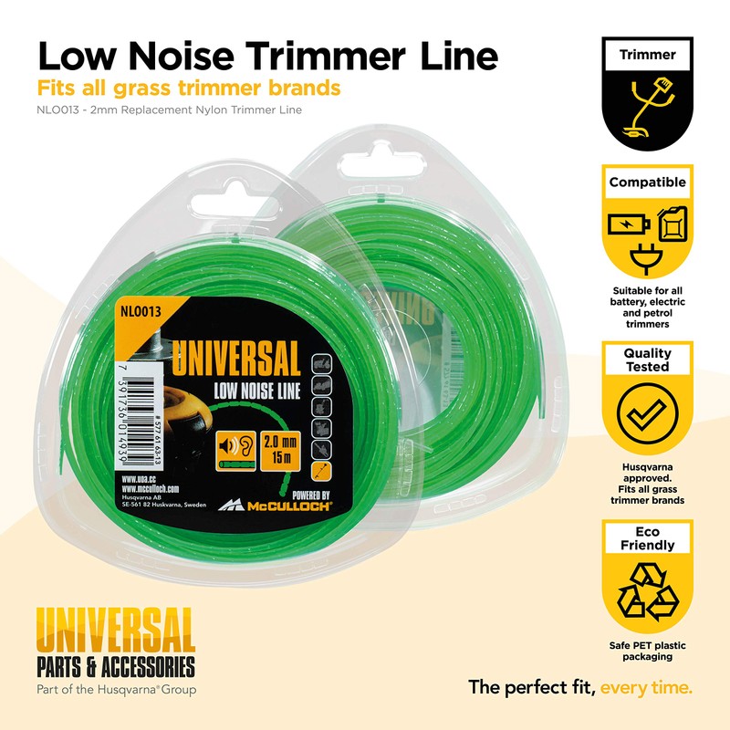 UNIVERSAL NLO013 Low Noise Trimmer Line For All Line Grass