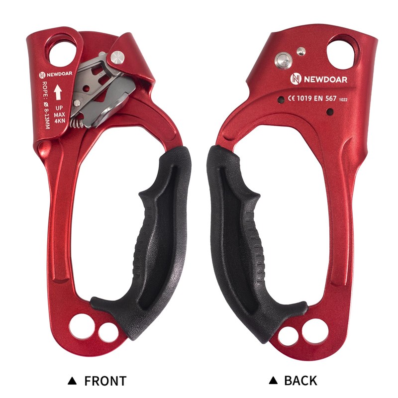 NewDoar Right Hand Ascender Rock Climbing Tree Arborist Rappelling Gear