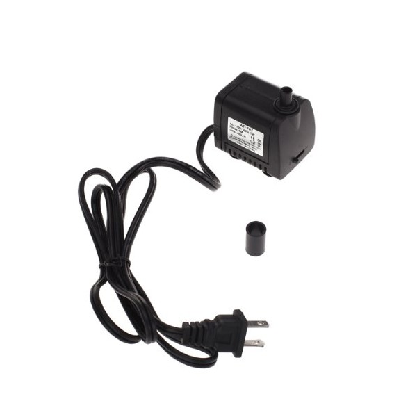 AC 110V 7W Small Submersible Pump, Adjustable Flow, Maximum Lifting