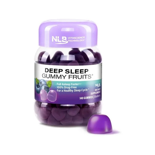 Sueño Profundo Deep Sleep Gummy Fruits® No Adicción 140 Pzas