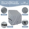 Explore Land Waterproof Boat Center Console Cover UV-Resistant 600D Boat