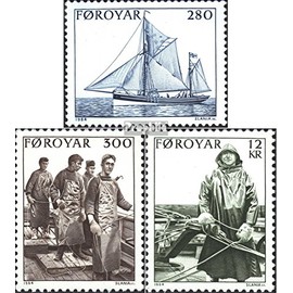 Denmark - Faroe Islands 103-105 (Complete.Issue.) unmounted Mint/Never hinged ** MNH 1984 Fishing (Stamps for Collectors) Seafaring/Ships