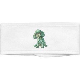 'Green Poodle with Glasses' Beauty Head Band/Hair Band (HB00034258)