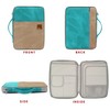 Mygreen Zipper Portfolio Organizer A4 Note Pouch-Waterproof Document Bags/Zipper Binder/Paper