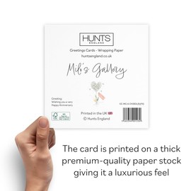 Hunts England - Son And Daughter-in-Law 3rd Anniversary Card - 3 Years - Contemporary Hearts - Gold Foil - 3rd Wedding Anniversary Card For Son And Daughter In Law - Milo's Gallery