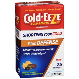 ON CONTAINER COLD-EEZE + DEFENSE CIT ELDERBERRY LOZ 25CT