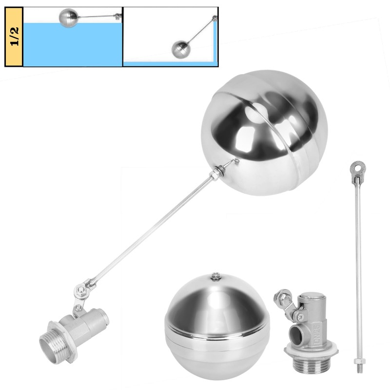 awliye Stainless Steel Float Valve G 1 Inch DN25 Water