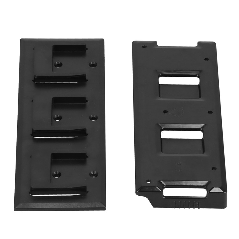 Power Tool Battery Holder Set 3 Hole Mount Ready Dock