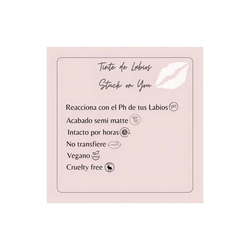 Labial Líquido Italia Deluxe Stuck On You Color Mauve Rosa