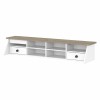 Bush Mayfield Desktop Organizer in Shiplap Gray / White -