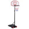 Adjustable Basketball Hoop System Stand with Wheels for Court Equipmentcolor: