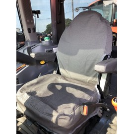 Durafit Seat Covers, Seat Covers for Tractor BX23 KUBOTA Tractors in Sold in Dark Gray Water-Resistant Twill Fabric KU06 D8
