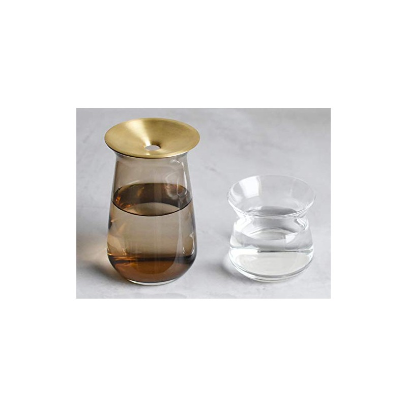 KINTO 20331 Flower Vase Luna Base 3.1 x 2.8 inches