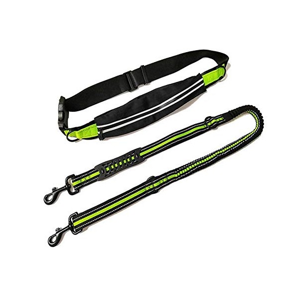 Hands Free Dog Leash for Running, Jogging (Blue)