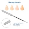 Stainless Steel Makeup Spatula, Liquid Foundation Spatula Stainless Steel Ergonomic