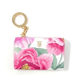 Victoria's Secret Foldover Card Case (Pink/Green/White)