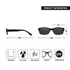 OPULIZE OPULIZE 2 Pack Mens Large Black Brown Tortoiseshell Reading