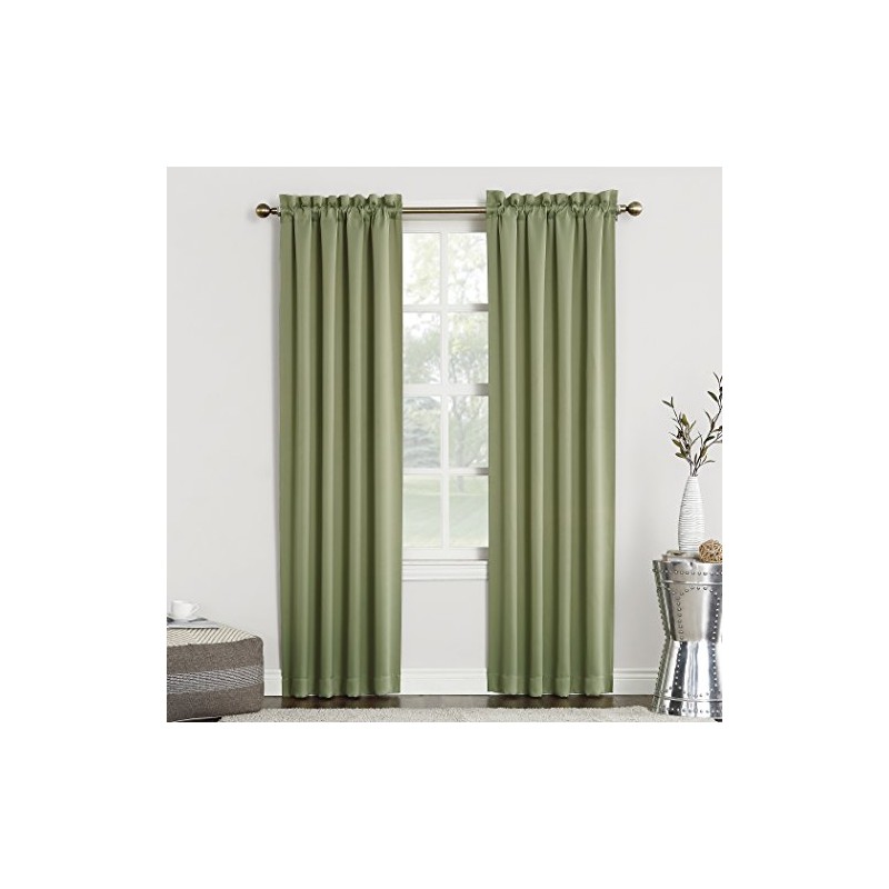 Sun Zero - Panel de cortina Easton Blackout con bolsillo