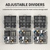 Aokeyee Shoe Organizer for Closet,2 Pack Foldable Shoe Storage Organizer