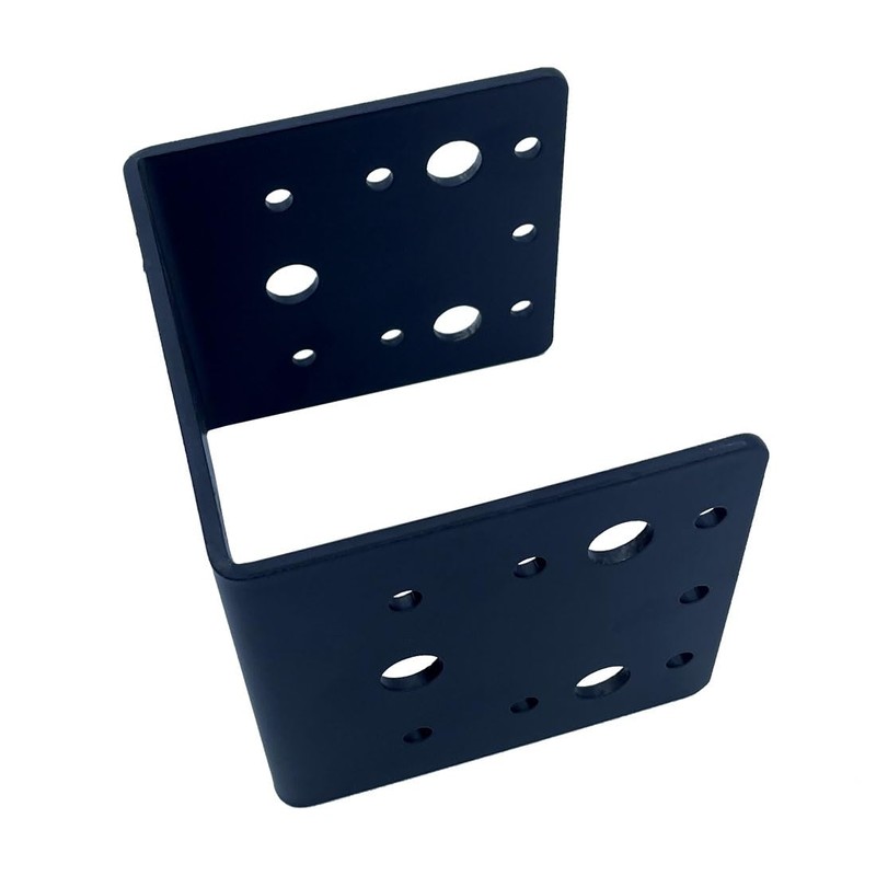 4 PCS Heavy Duty Steel Half Post Base Fit 4x4