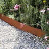 Meyoppm Corten Steel Landscape Edging 40 Inch Strips, 6-Inch Depth