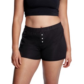 THINX Ultra-Soft Period Underwear, Overnight Sleep-Shorts Leakproof Underwear for Women, Holds Up to 12 Regular Tampons, FSA HSA Approved Underwear for Women, Reusable & Controls Odor, Black, S