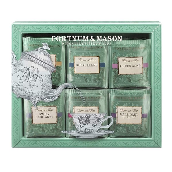 Fortnum and Mason British Tea, Fortnum's Famous Tea Bag Selection, 60 Count Tea bags (1 Pack)