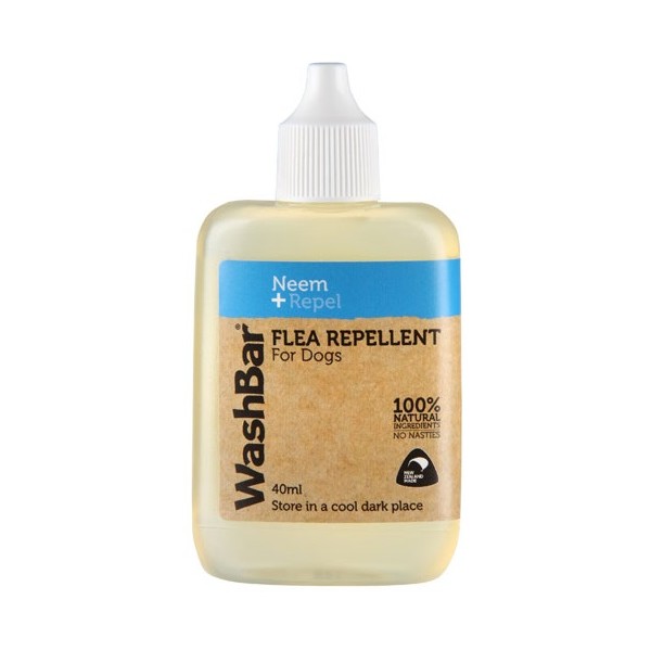 WashBar Neem + Repel Flea Repellent for Dogs 40ml