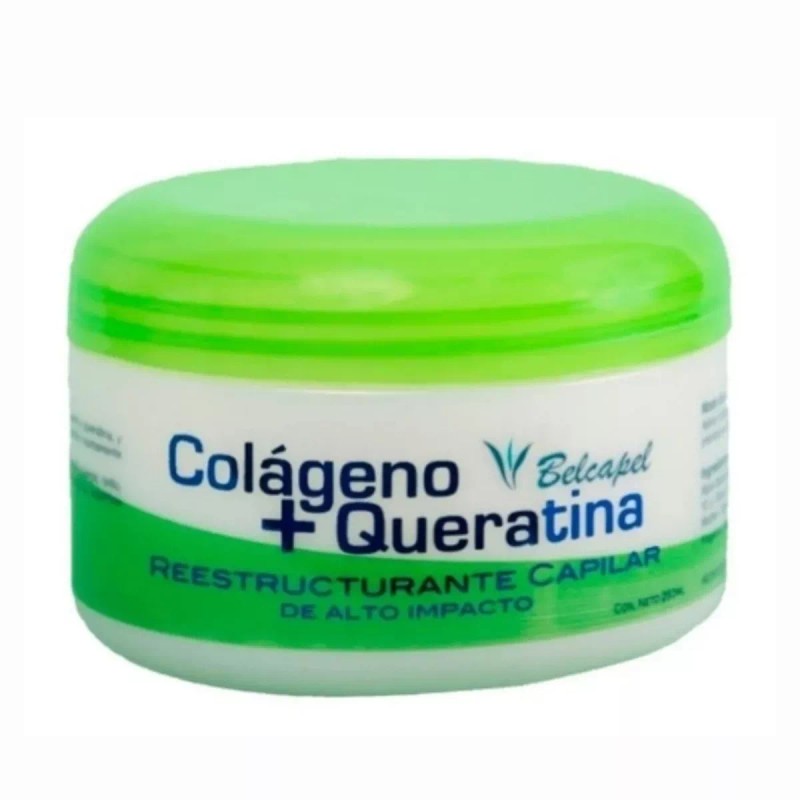belcapel Colageno + Queratina Belcapel 250ml 12 Piezas