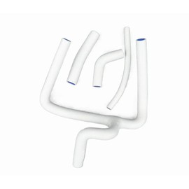 Silicone Radiator Y Hose for 2002-2008 Honda CR250R CR250 2003 2004 2005 2006 2007 (White)