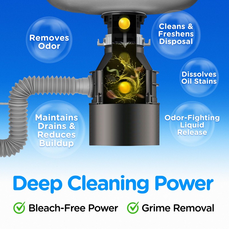 Compac Home Plink Garbage Disposal Cleaner and Deodorizer 60ct VALUE