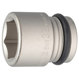 TONE HP6NV-32 Impact Socket 0.7 inch (19.0 mm) (3/4 inch), Double Side Width 1.3 inches (32 mm)