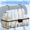 Codonen Shower Caddy Hanging, Showers Organizer Rack with Hooks for