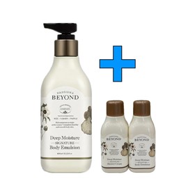 Beyond Deep Moisture Signature Body Emulsion Premium 450ml+Signature Travel Size 2 types 60ml each / 비욘드 딥모이스처 시그니처 바디에멀전 프리미엄 450ml+시그니처 여행용 2종 각 60ml