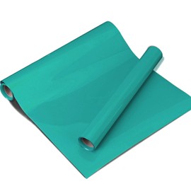 Teal Heat Transfer Vinyl Roll 10"x5ft Aqua HTV for T Shirts Garments Bags and Other Fabrics by Plotter Cutter