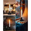 SURAIRLEC Battery Operated Window Candles with Remote, Timer, Dimmable, Flicker