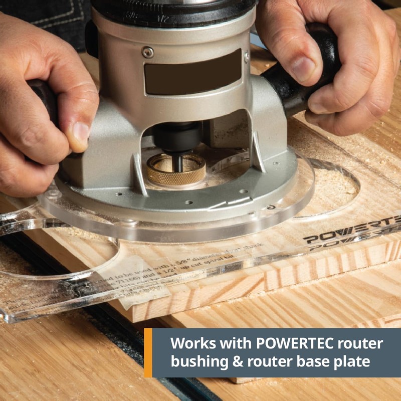 POWERTEC 71728 Butterfly Inlay Template Kit | Router and Decorative