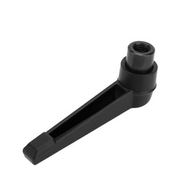 INTIRILIFE Clamping lever M12 in 5 lengths/clamping nut M12 made of galvanized steel - Tension handle Grip nut Clamping handle Locking lever- Adjustable handle in black - Size M12 Female