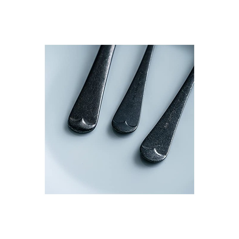 BLACKVINTAGEINOX Black Vintage Inox Old English Dinner Spoon, Made in