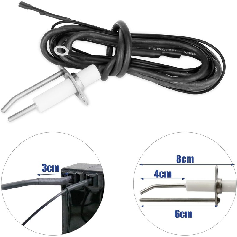 Grisun Fire Pit Igniter - Push Button Ignition Kit for